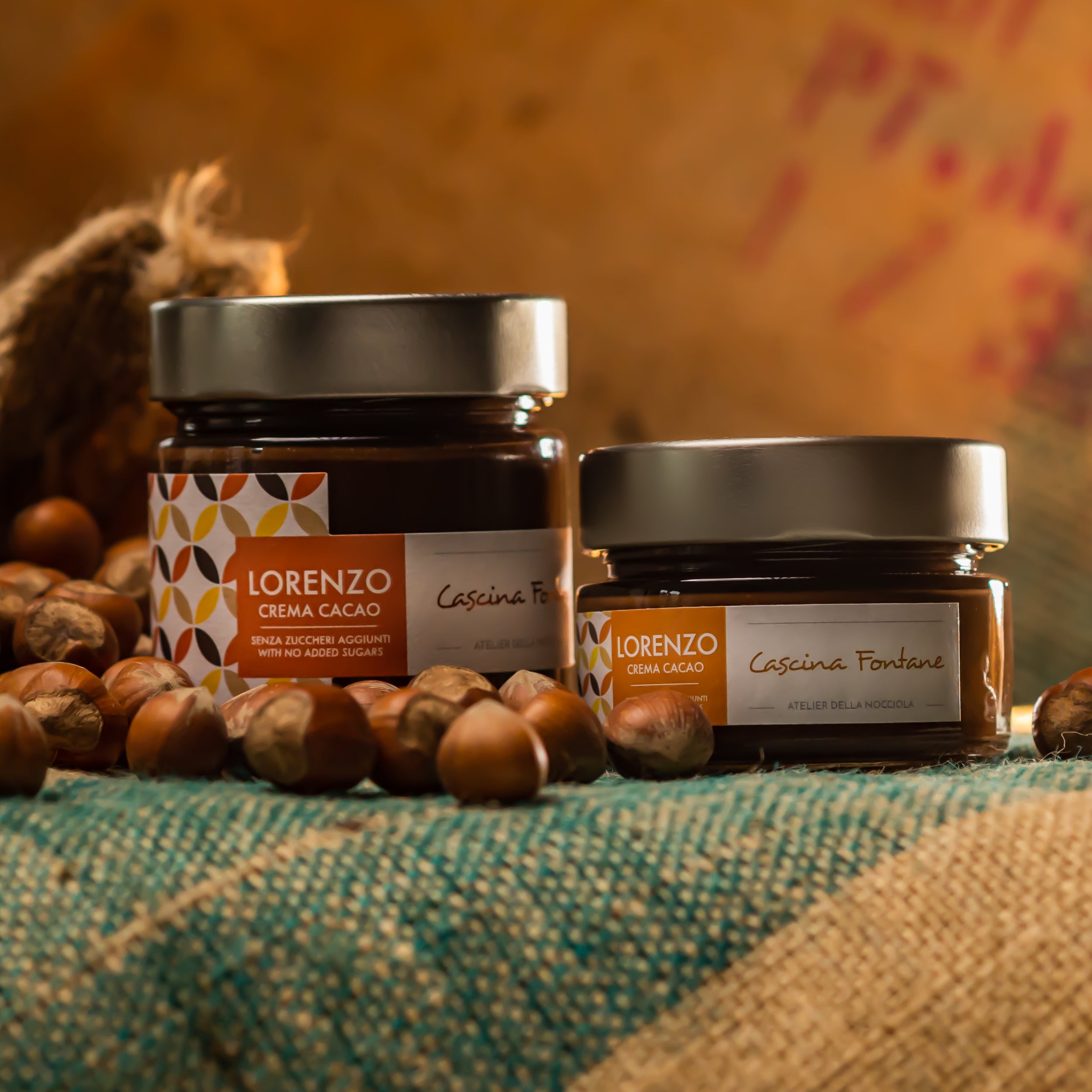 Crema di Nocciola Spalmabile senza zuccheri aggiunti - "Lorenzo"