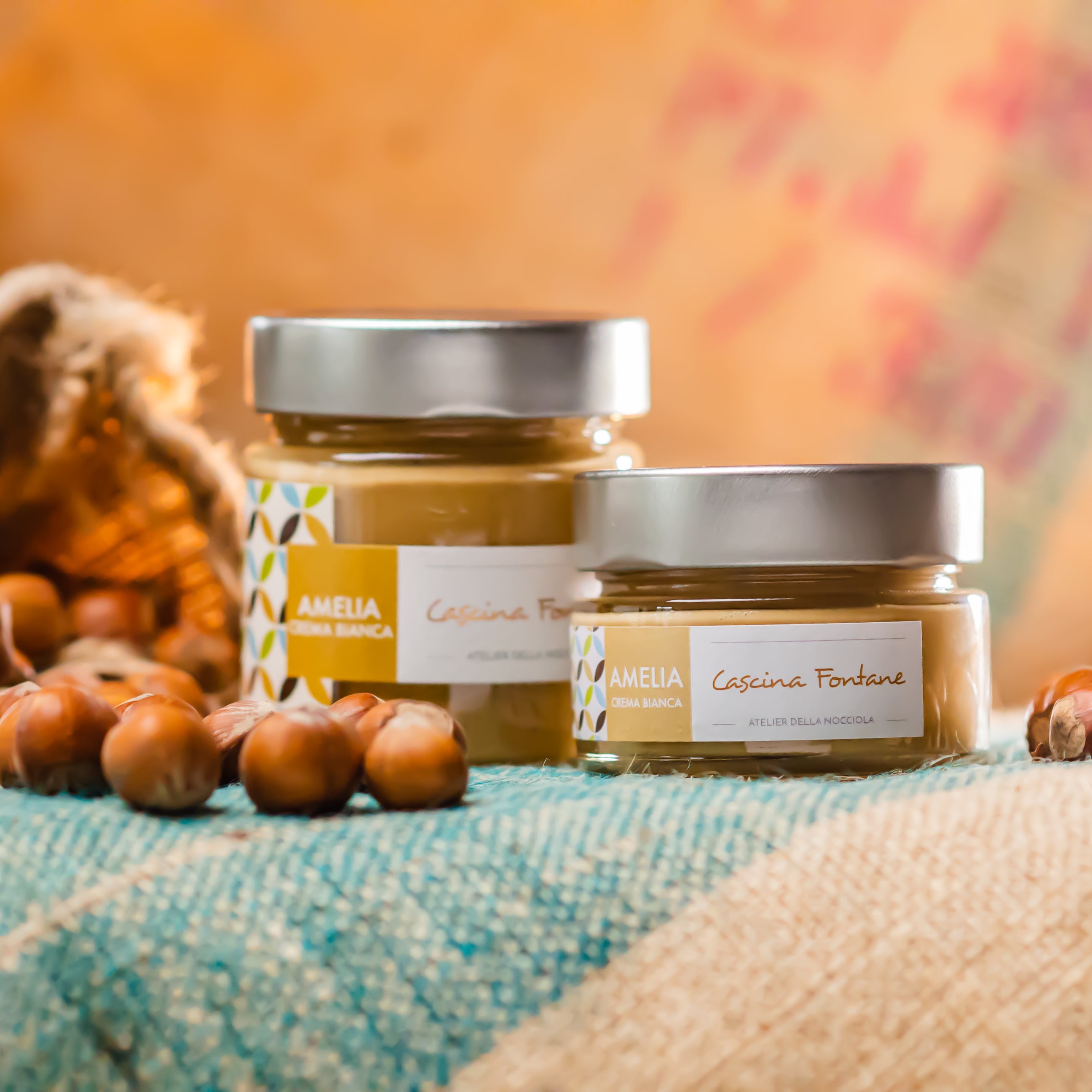 Crema di Nocciola Spalmabile Bianca - "Amelia"