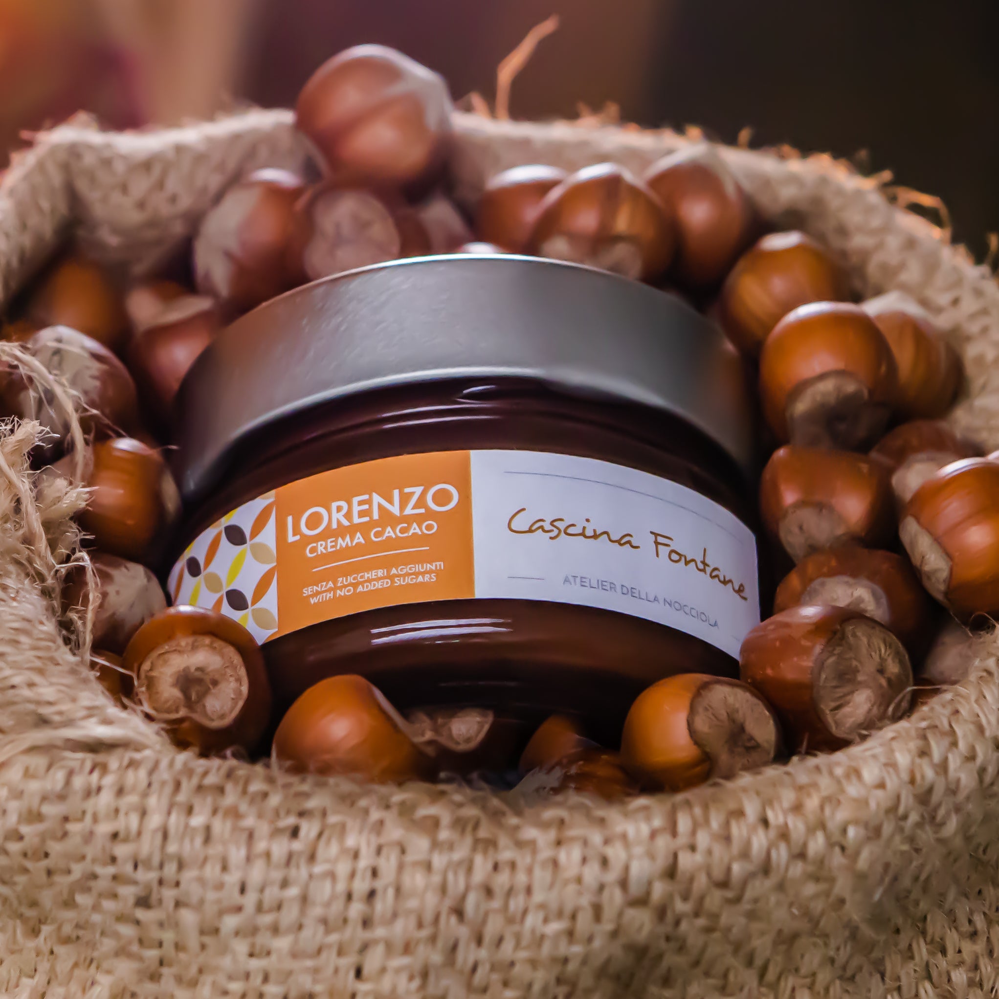 Crema di Nocciola Spalmabile senza zuccheri aggiunti - "Lorenzo"