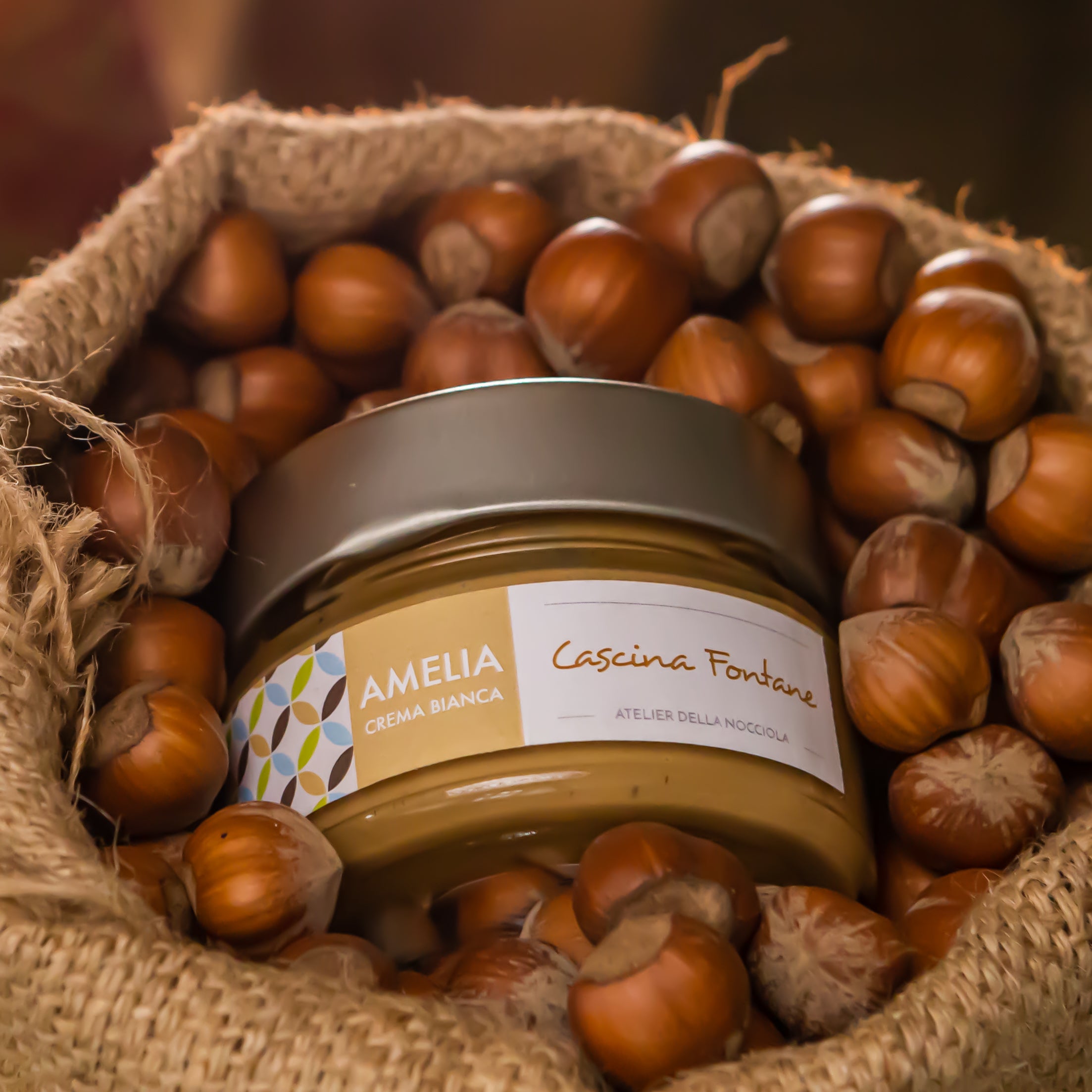 Crema di Nocciola Spalmabile Bianca - "Amelia"